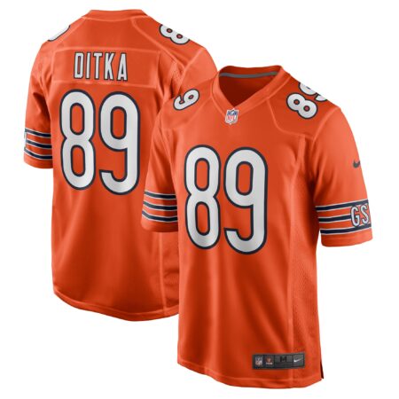 Mike Ditka Chicago Bears Retired Player Jersey - Orange