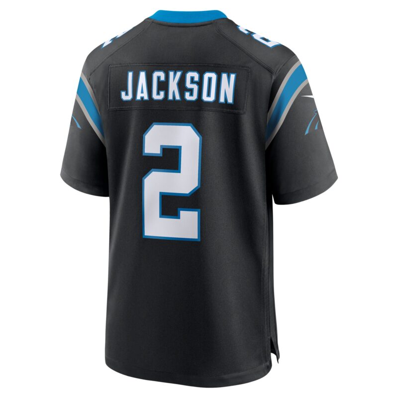 Mike Jackson Carolina Panthers Game Jersey - Black - Image 3