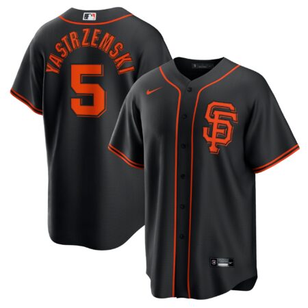 Mike Yastrzemski San Francisco Giants Alternate Player Name Jersey - Black