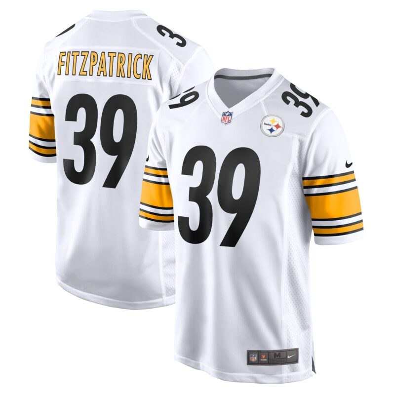 Minkah Fitzpatrick Pittsburgh Steelers Game Player Jersey - White