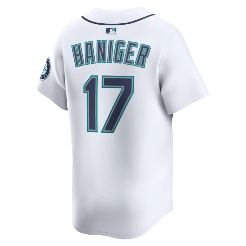 Mitch Haniger Seattle Mariners Alternate Limited Player Jersey - White - Image 3