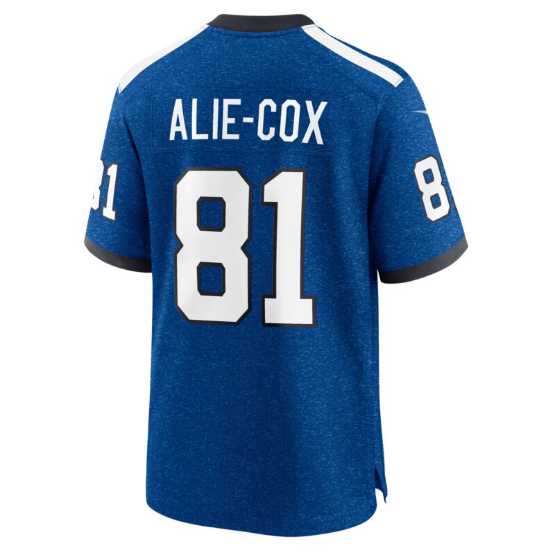 Mo Alie Cox Indianapolis Colts Indiana Nights Alternate Game Jersey - Royal - Image 3