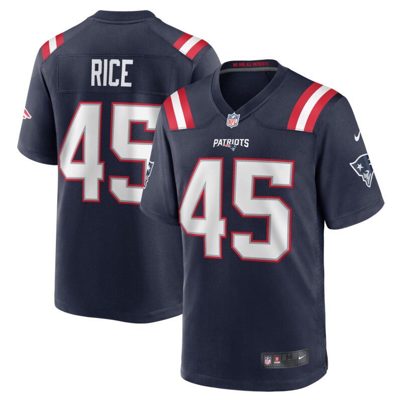 Monty Rice New England Patriots Game Jersey - Navy