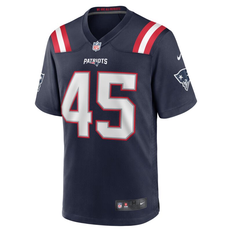 Monty Rice New England Patriots Game Jersey - Navy - Image 2