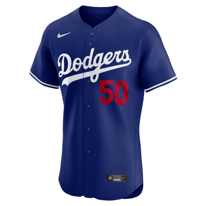 Mookie Betts Los Angeles Dodgers Alternate Elite Player Jersey - Royal - Image 2