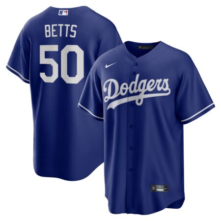Mookie Betts Los Angeles Dodgers Alternate Player Name Jersey - Royal