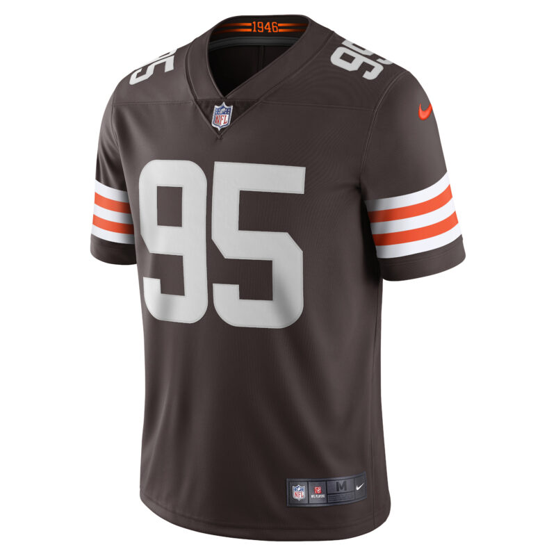 Myles Garrett Cleveland Browns Vapor Limited Jersey - Brown - Image 2