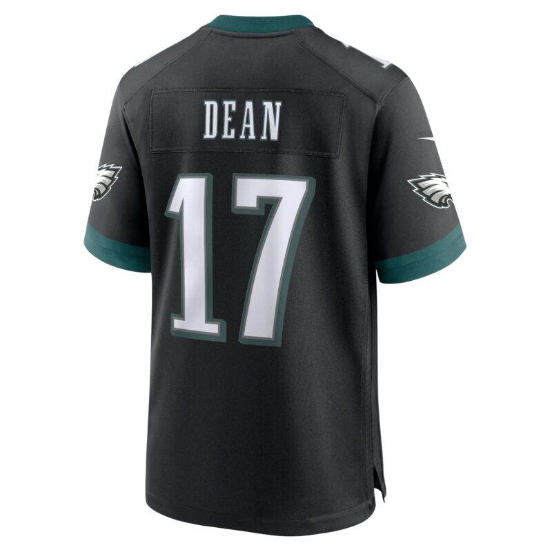 Nakobe Dean Philadelphia Eagles Alternate Game Jersey - Black - Image 3