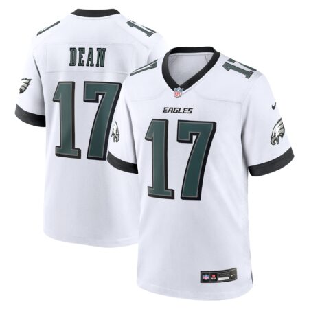 Nakobe Dean Philadelphia Eagles White Game Jersey - White