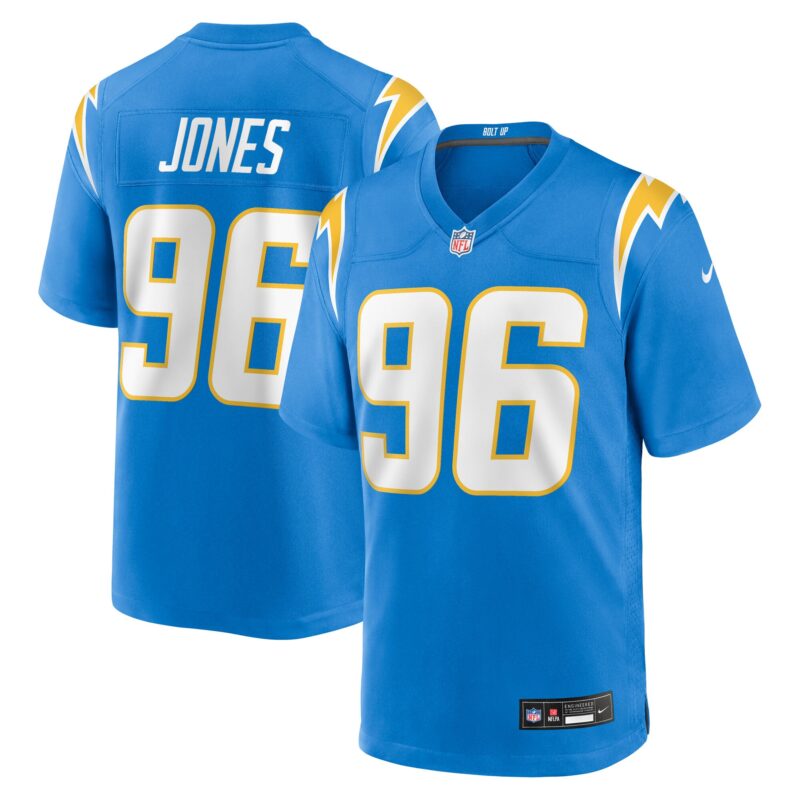 Naquan Jones Los Angeles Chargers Team Game Jersey - Powder Blue