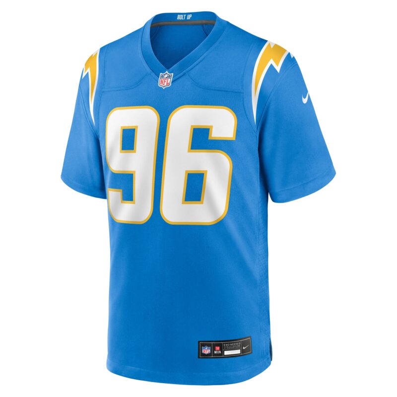 Naquan Jones Los Angeles Chargers Team Game Jersey - Powder Blue - Image 2