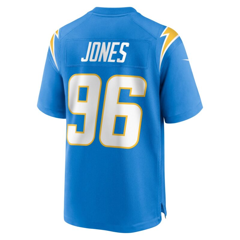 Naquan Jones Los Angeles Chargers Team Game Jersey - Powder Blue - Image 3