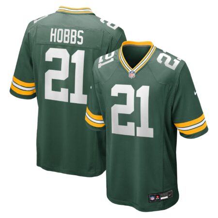 Nate Hobbs Green Bay Packers Team Game Jersey - Green