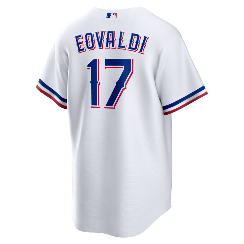 Nathan Eovaldi Texas Rangers Home Jersey - White - Image 3