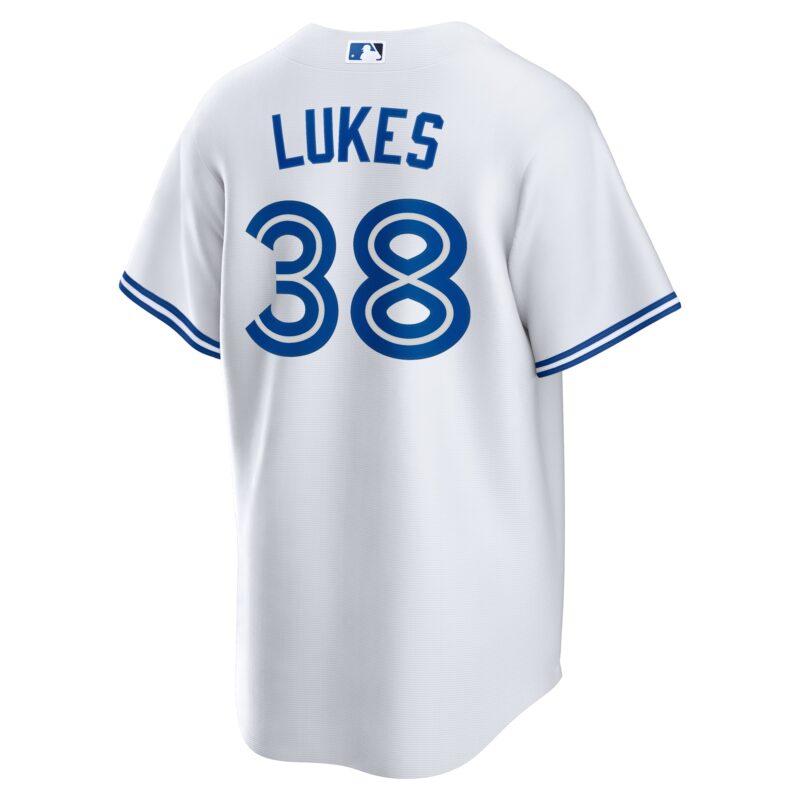 Nathan Lukes Toronto Blue Jays Home Jersey - White - Image 3