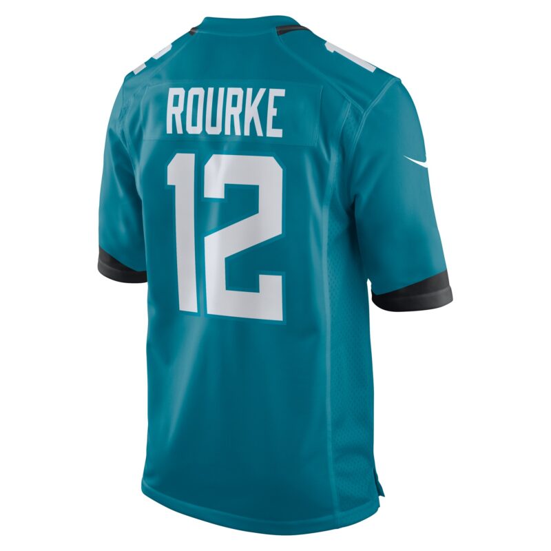 Nathan Rourke Jacksonville Jaguars Team Game Jersey - Teal - Image 3