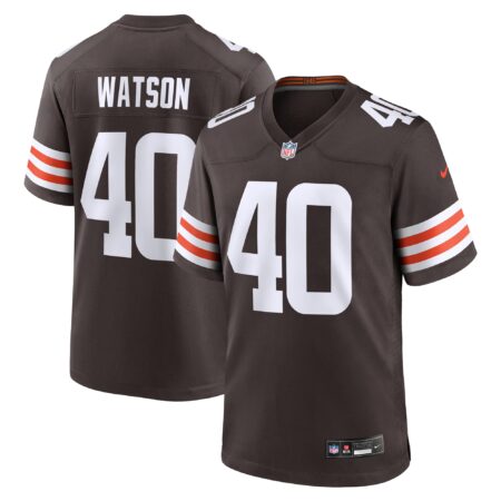 Nathaniel Watson Cleveland Browns Team Game Jersey - Brown