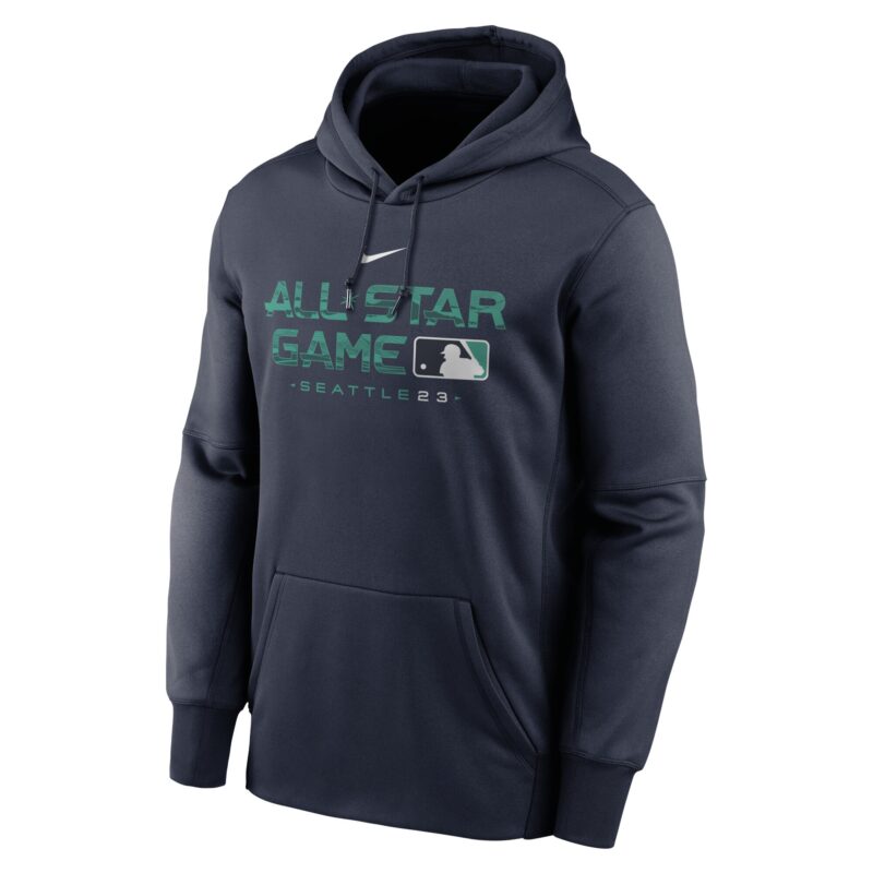 2023 Baseball All Star Game Therma Fleece Pullover Hoodie - Navy - Image 2