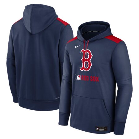 Boston Red Sox Collection Performance Pullover Hoodie - Navy