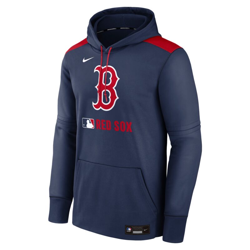 Boston Red Sox Collection Performance Pullover Hoodie - Navy - Image 2