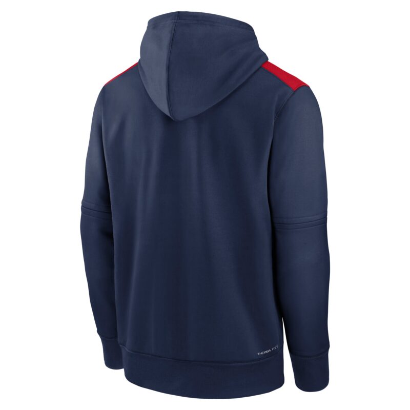 Boston Red Sox Collection Performance Pullover Hoodie - Navy - Image 3