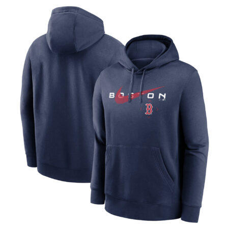 Boston Red Sox Big & Tall Over Arch Pullover Hoodie - Navy