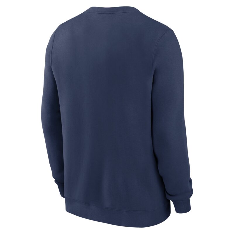 Boston Red Sox Classic Fleece Performance Pullover Sweatshirt - Navy - Image 3
