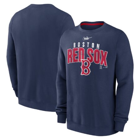 Boston Red Sox Cooperstown Collection Team Shout Out Pullover Sweatshirt - Navy