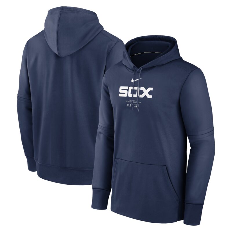 Chicago White Sox Collection Practice Performance Pullover Hoodie - Navy
