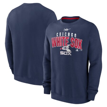 Chicago White Sox Cooperstown Collection Team Shout Out Pullover Sweatshirt - Navy