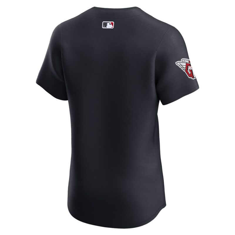 Cleveland Guardians Alternate Vapor Premier Elite Patch Jersey - Navy - Image 3
