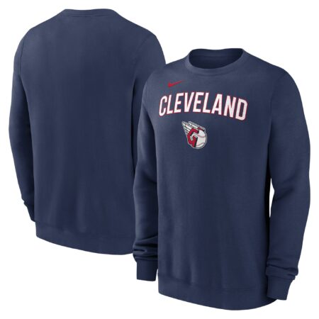 Cleveland Guardians Pullover Sweatshirt - Navy