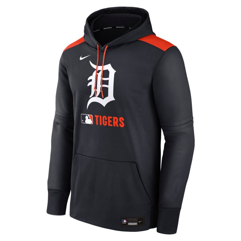 Detroit Tigers Collection Performance Pullover Hoodie - Navy - Image 2