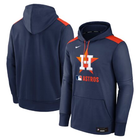 Houston Astros Collection Performance Pullover Hoodie - Navy