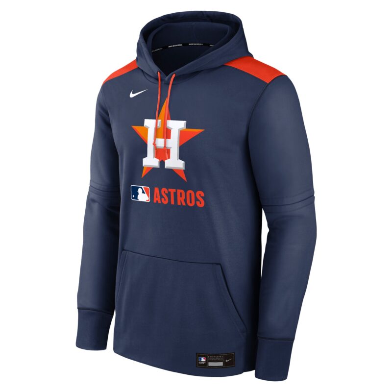 Houston Astros Collection Performance Pullover Hoodie - Navy - Image 2