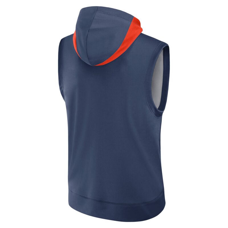 Houston Astros Collection Performance Sleeveless Pullover Hoodie - Navy - Image 3