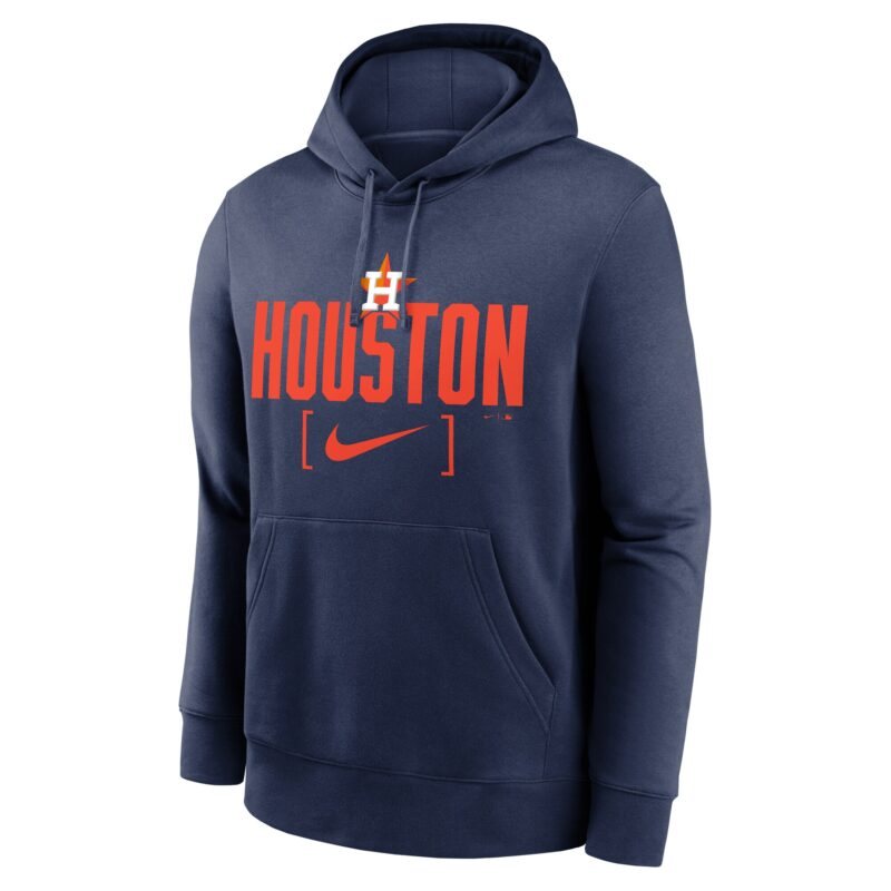 Houston Astros Club Slack Pullover Hoodie - Navy - Image 2
