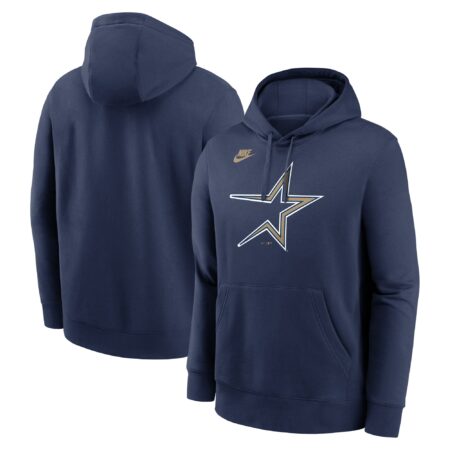 Houston Astros Cooperstown Collection Logo Club Pullover Hoodie - Navy