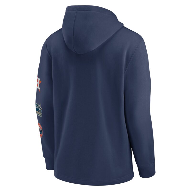 Houston Astros Rewind Lefty Pullover Hoodie - Navy - Image 3