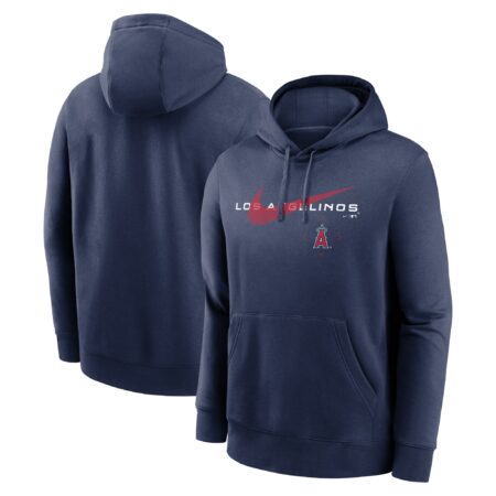 Los Angeles Angels Swoosh NeighborHOOD Pullover Hoodie - Navy