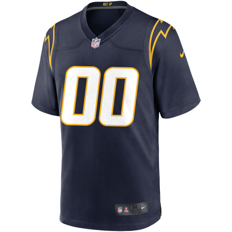 Los Angeles Chargers Alternate Custom Game Jersey - Navy - Image 2