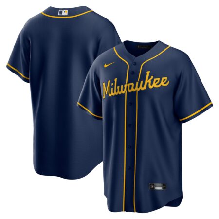 Milwaukee Brewers Alternate Team Jersey - Navy