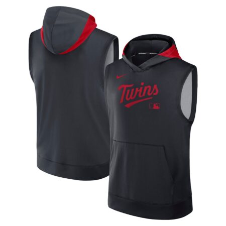 Minnesota Twins Collection Performance Sleeveless Pullover Hoodie - Navy