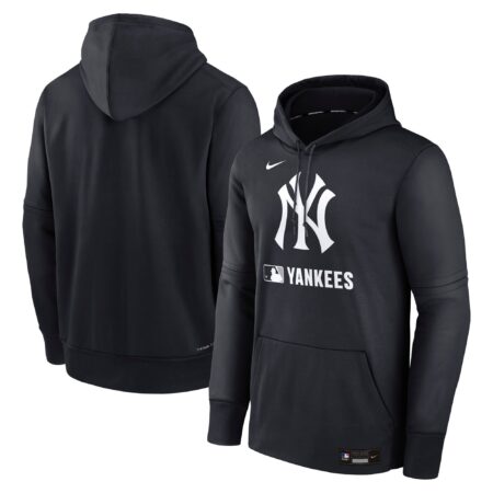 New York Yankees Collection Performance Pullover Hoodie - Navy