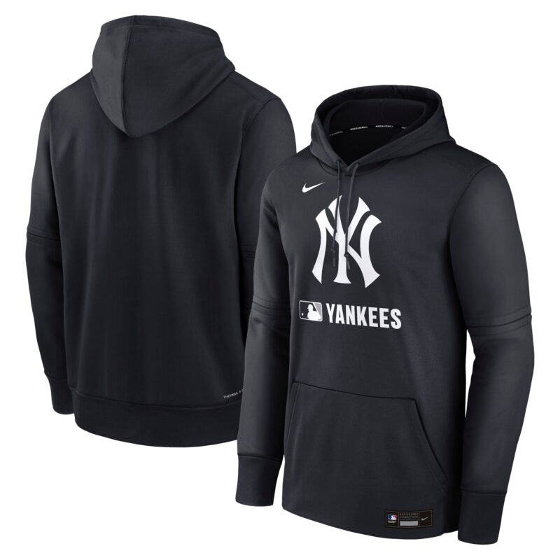 New York Yankees Collection Performance Pullover Hoodie - Navy