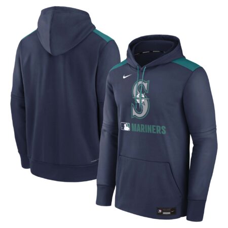 Seattle Mariners Collection Performance Pullover Hoodie - Navy