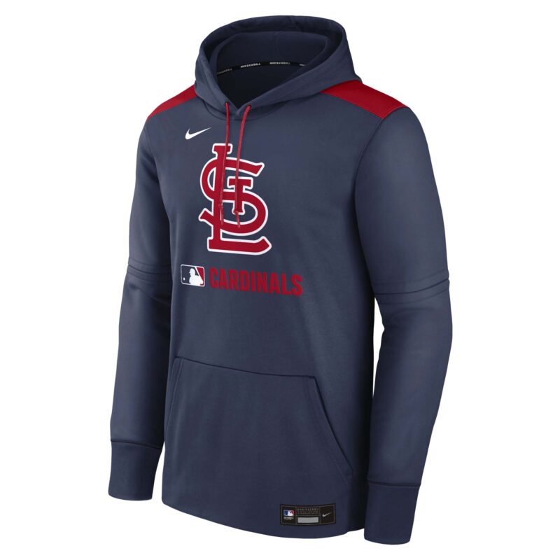 St. Louis Cardinals Collection Performance Pullover Hoodie - Navy - Image 2