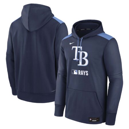 Tampa Bay Rays Collection Performance Pullover Hoodie - Navy