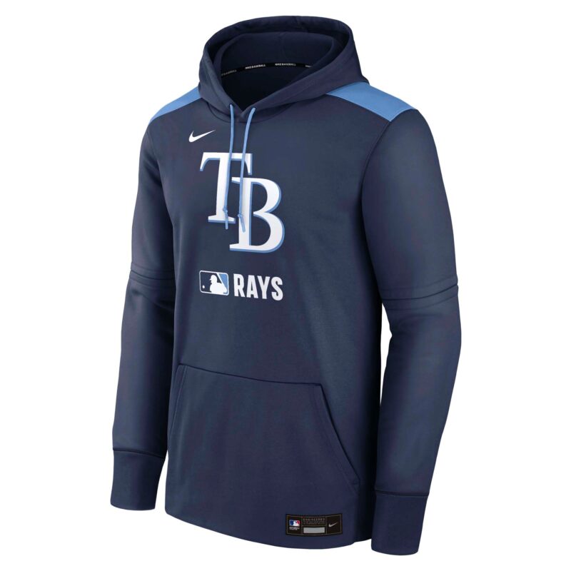 Tampa Bay Rays Collection Performance Pullover Hoodie - Navy - Image 2