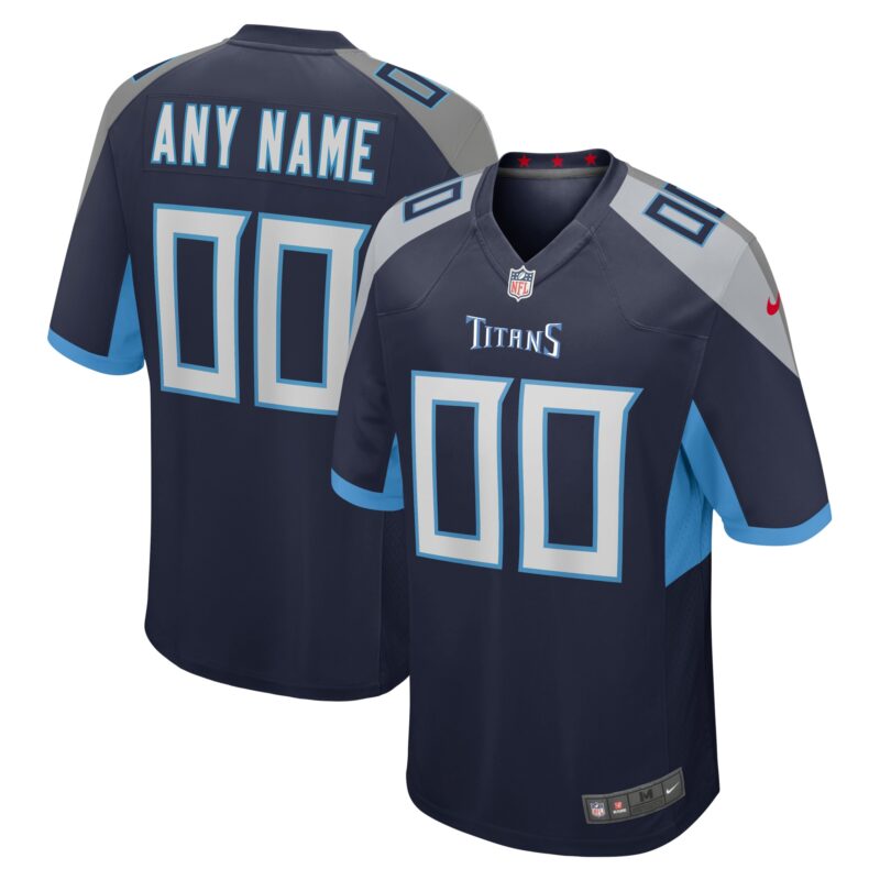 Tennessee Titans Custom Jersey - Navy
